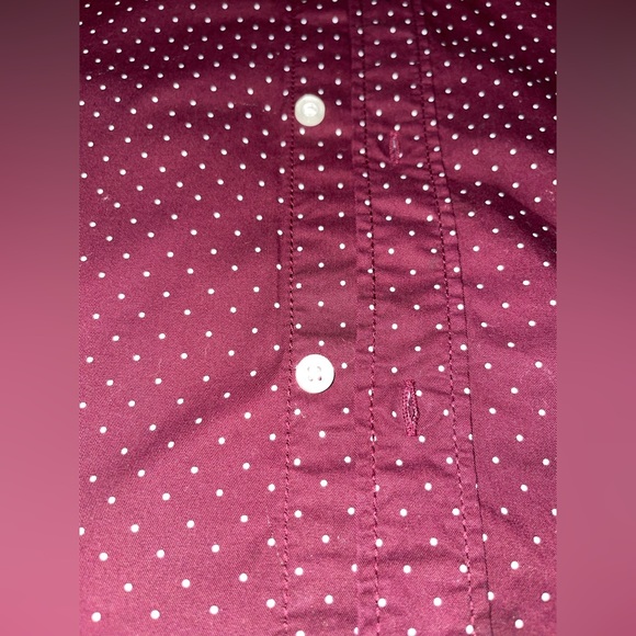 H&M Boys youth size 9-10 long sleeve with white dotted spots. - Picture 4 of 7